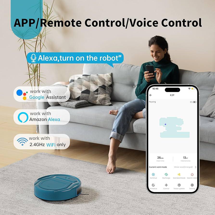 TechAura™Smart Robotic Vacuum Cleaner