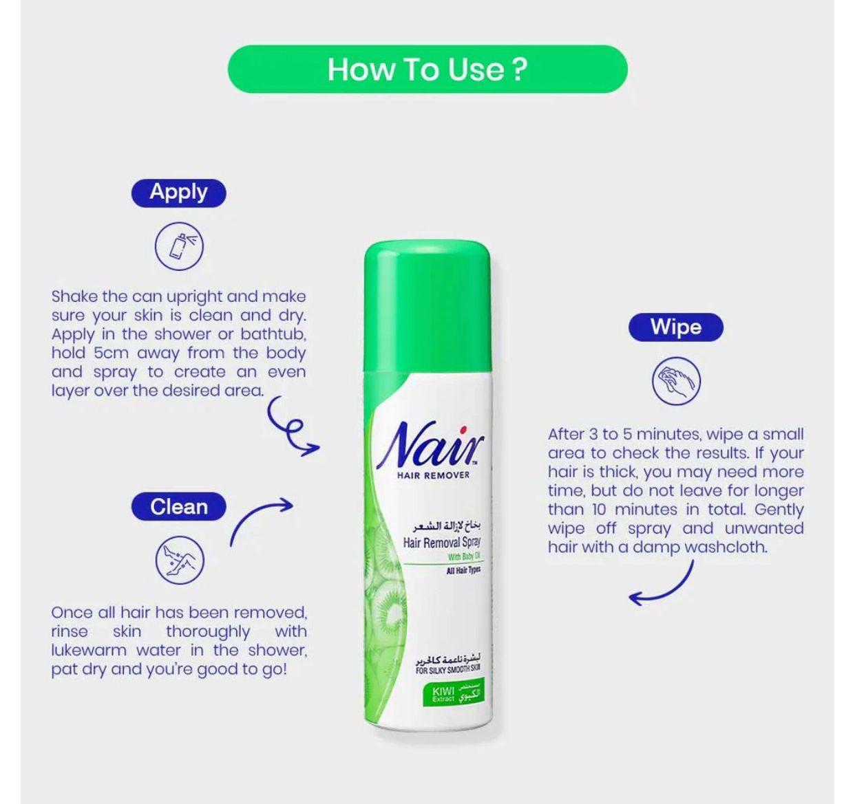 Nair Hair Removal Spray – بخاخ إزالة الشعر نير