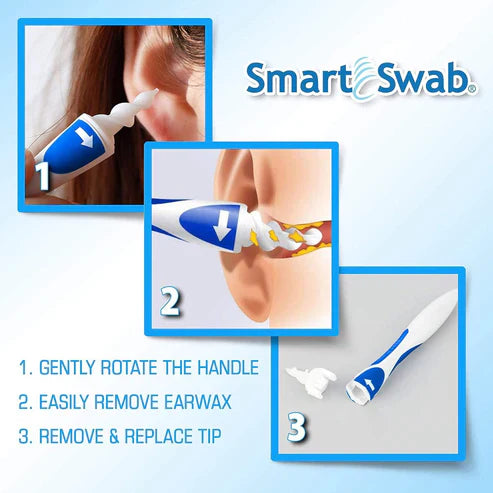 Smart Swab - Ear Cleaner Kit| سمارت سواِب – أداة تنظيف الأذن الآمنة والفعّالة