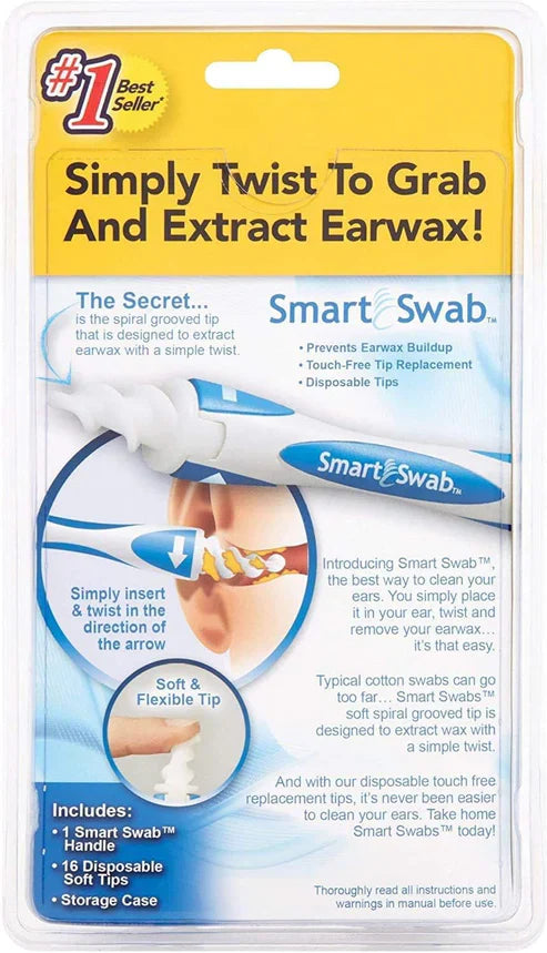 Smart Swab - Ear Cleaner Kit| سمارت سواِب – أداة تنظيف الأذن الآمنة والفعّالة